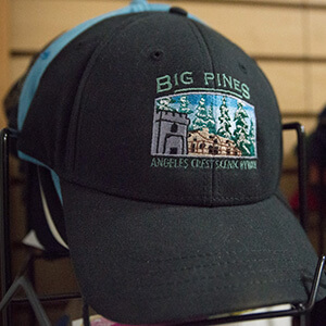 Black cap with squared graphic on the front